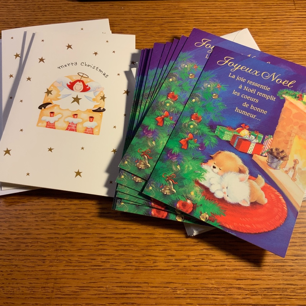 🐨 3/15$ Lot de cartes de Noel - Temps des Fêtes
